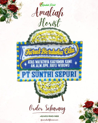 Papan Bunga Duka di Manado Tua Satu